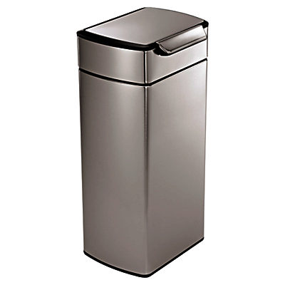 simplehuman Rectangular Touch Bar Bin, 30L